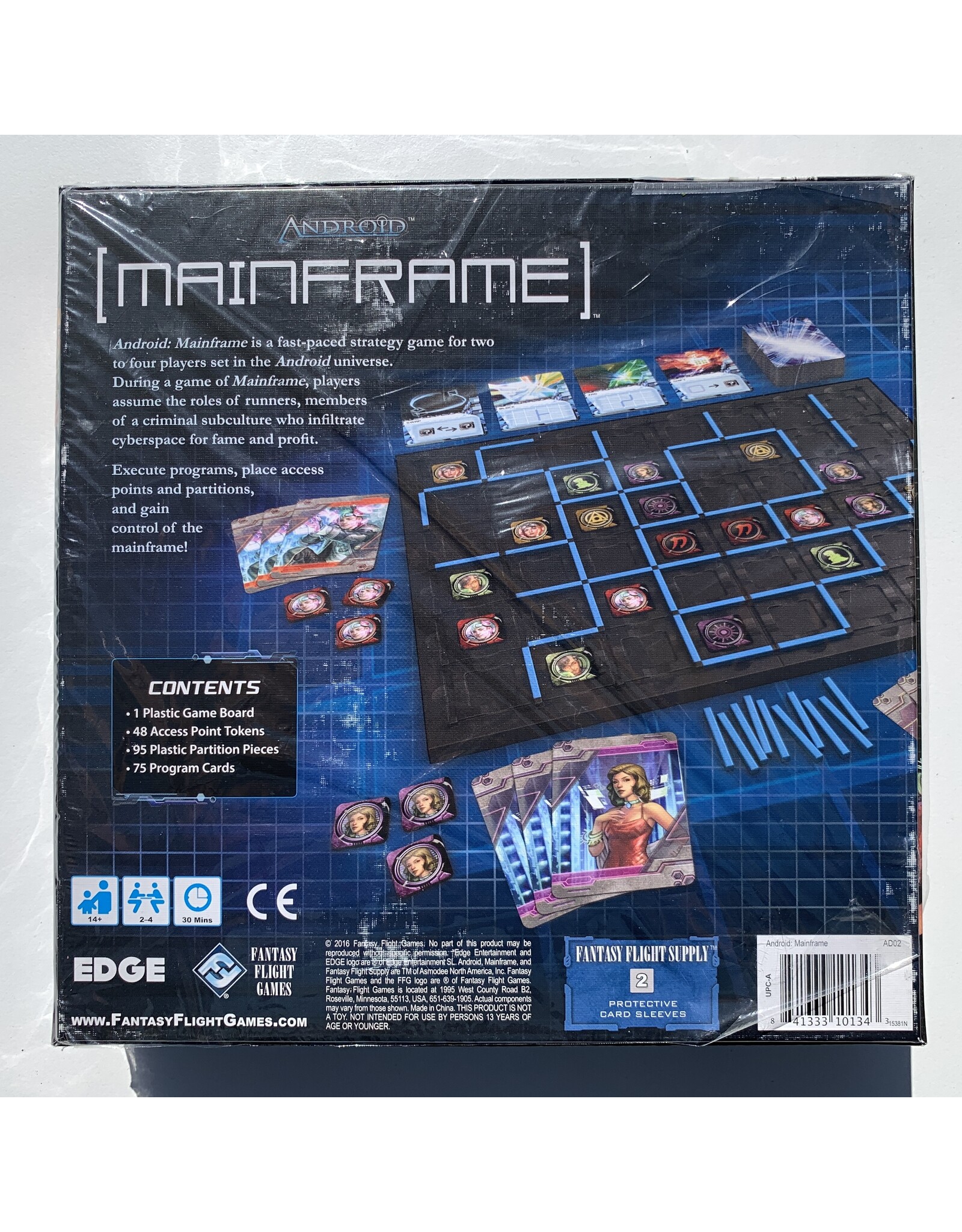 Fantasy Flight Games Android: Mainframe Used Board Game (2016)