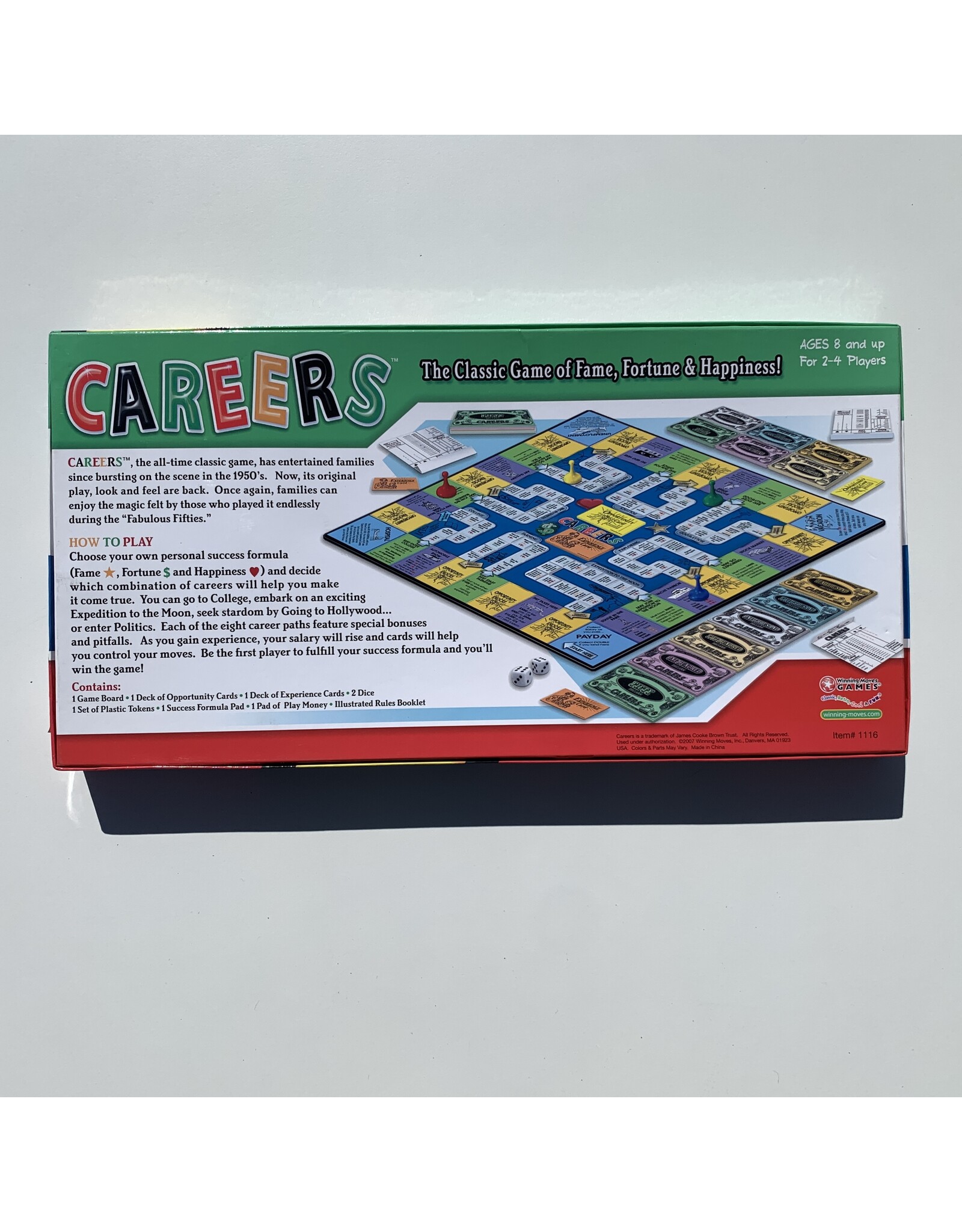 Winning Moves Careers (1955) (used) (Made in 2007)