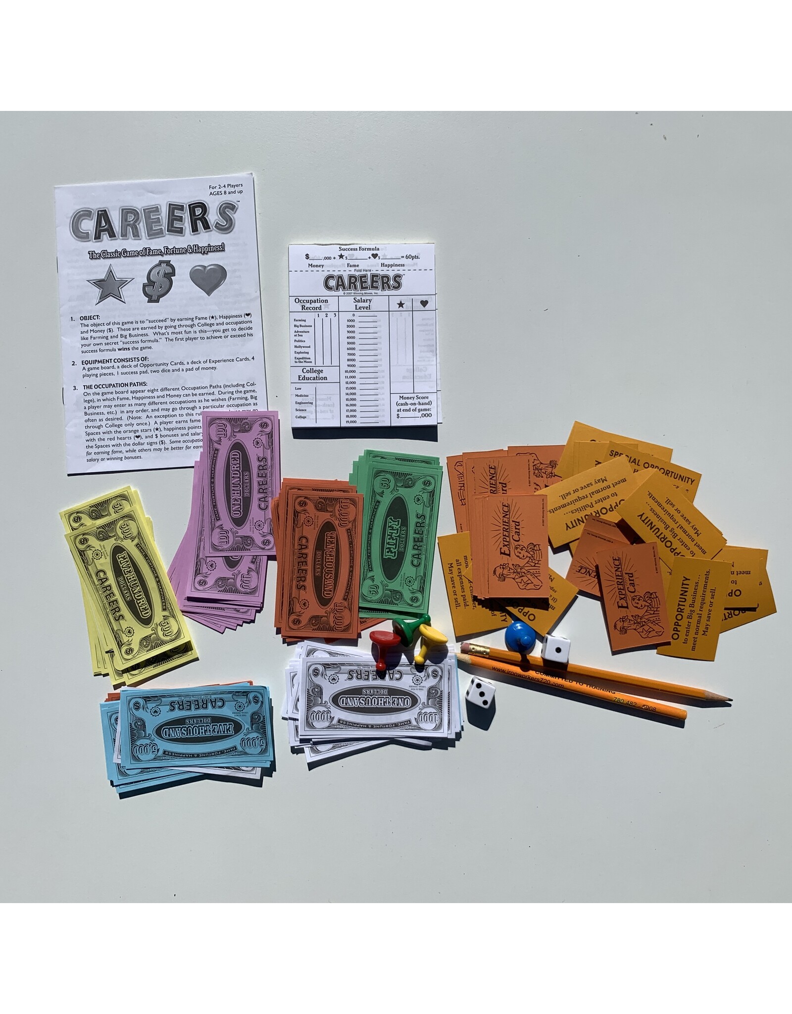Winning Moves Careers (1955) (used) (Made in 2007)