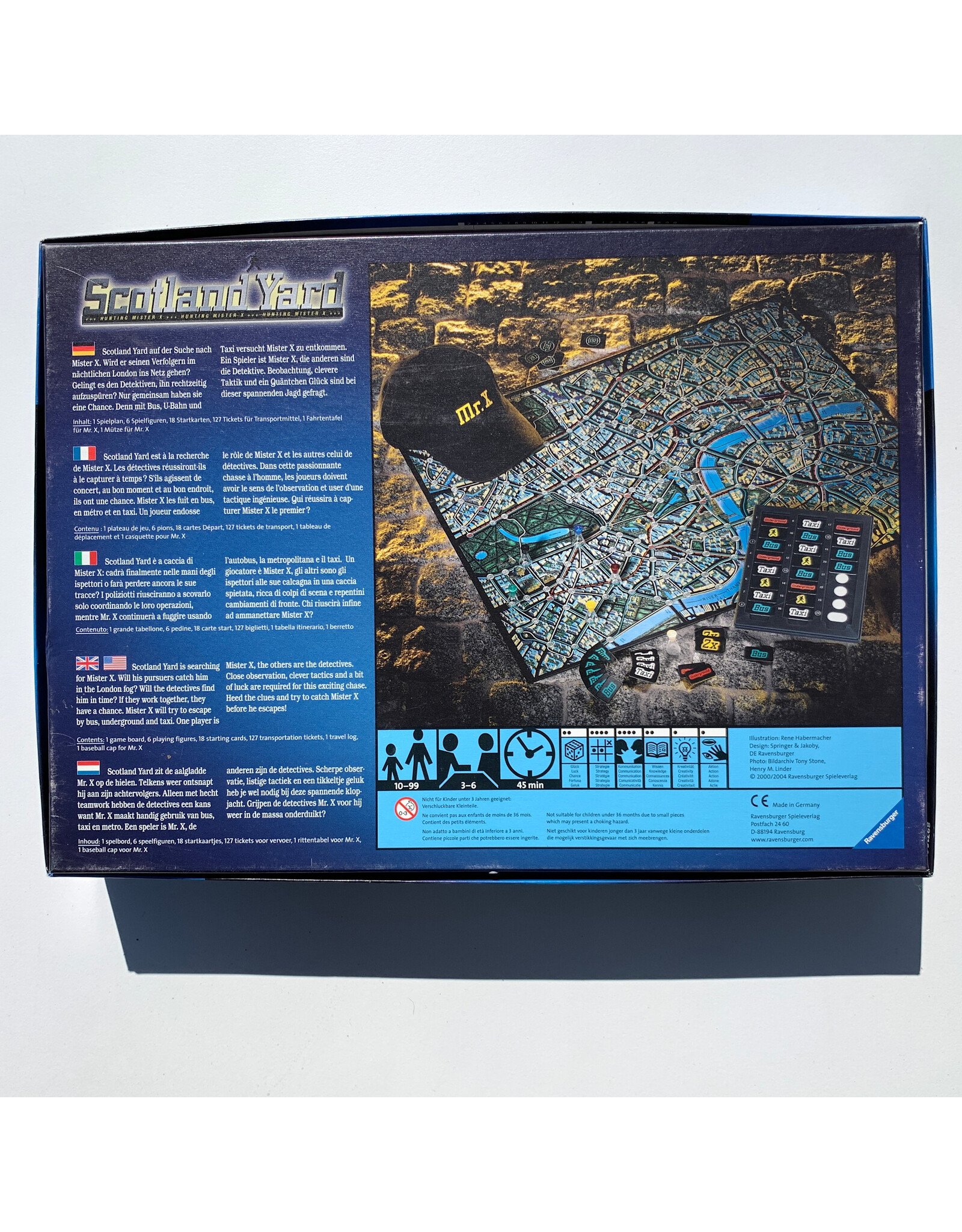 Ravensburger Scotland Yard (1983) (used) (Made in 2000)