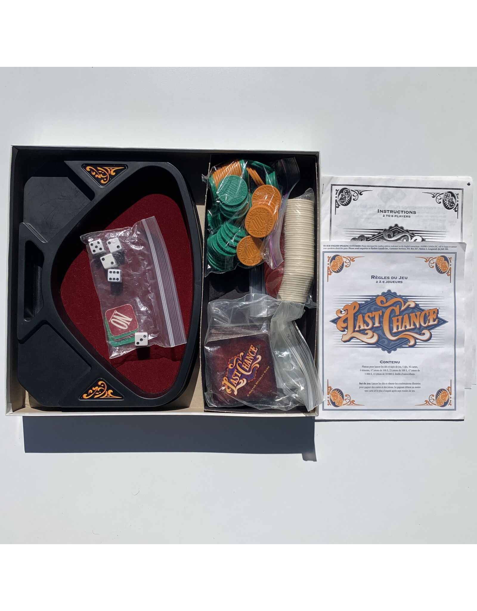 MILTON BRADLEY Yahtzee Deluxe Poker (1994) (Last Chance) (Used) (BG 252)