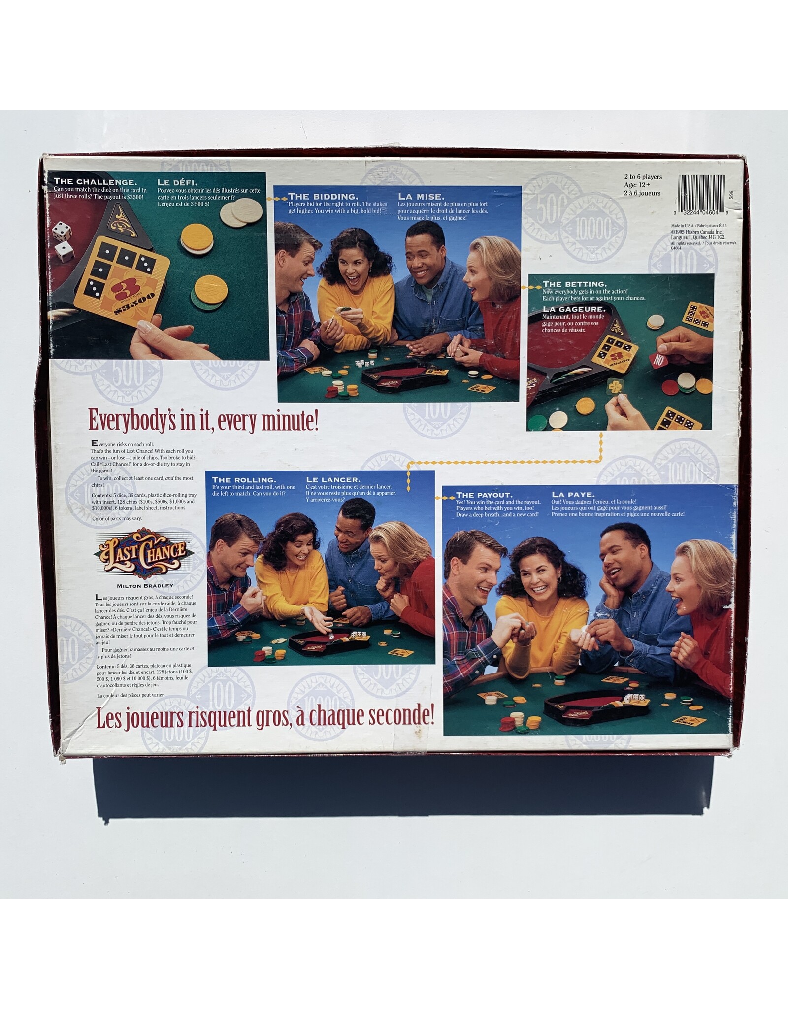 MILTON BRADLEY Last Chance Used Board Game (1994)