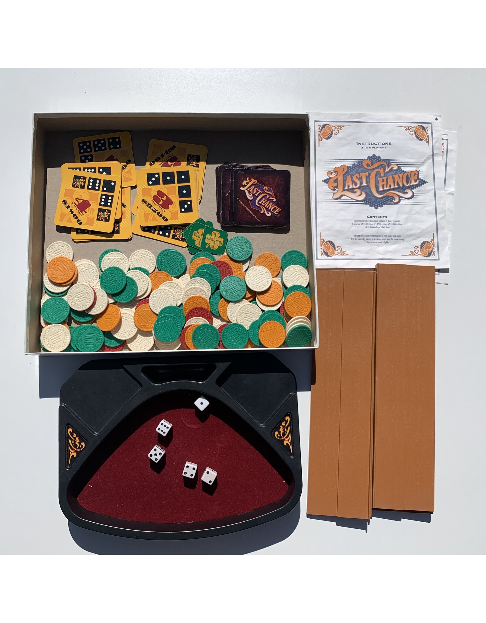 MILTON BRADLEY Yahtzee Deluxe Poker (1994) (Last Chance) (Used)