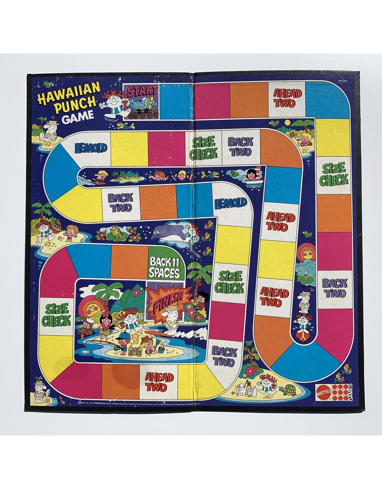Mattel Hawaiian Punch Used Board Game (1978)