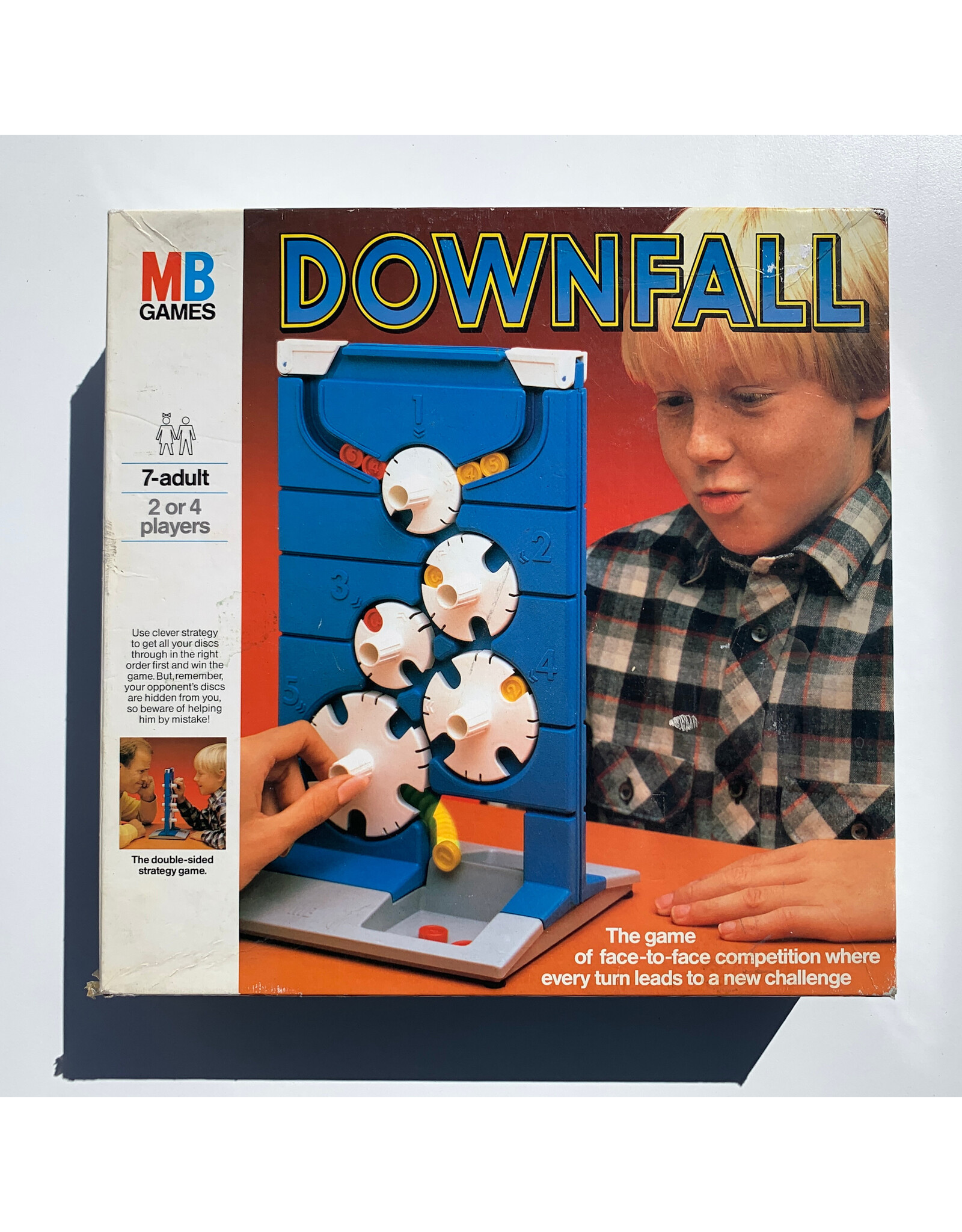 MILTON BRADLEY Downfall Used Board Game (1985)