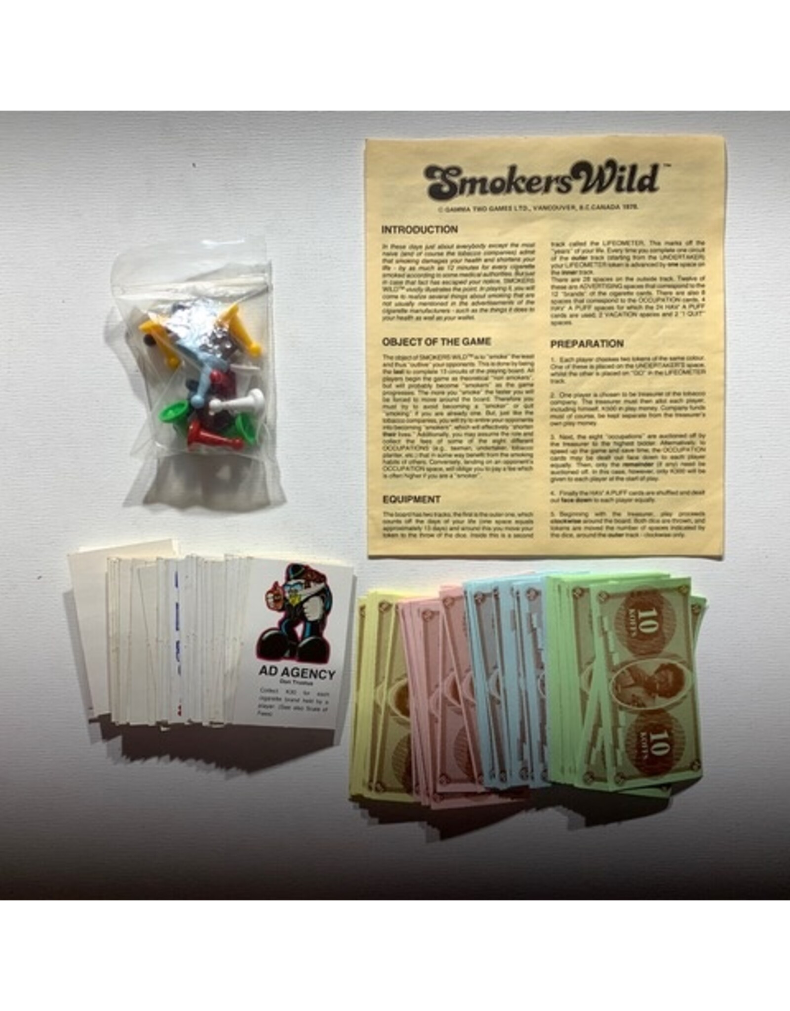 Gamma Two Games Smokers Wild (1978) (B)