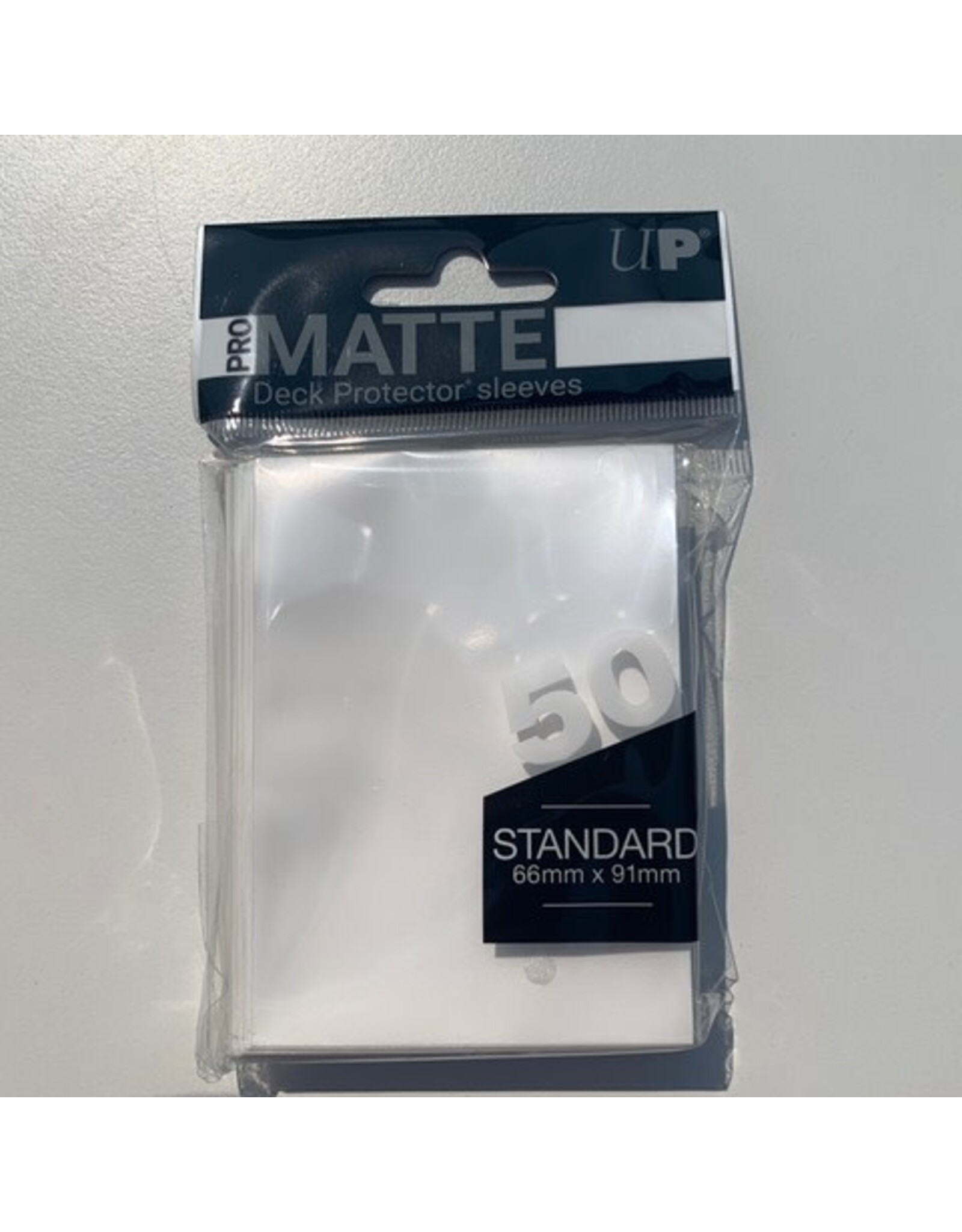 Ultra Pro PRO-Matte Standard Deck Protector Sleeves White (50ct)