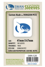 Swan Panasia Games Swan Card Sleeves (41x67mm) - 100 Pack, Thick Sleeves - Dungeon Petz