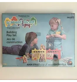 Selchow & Righter Scrabble People Main Street Play Set NIS (1984)