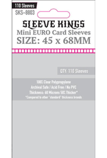 Sleeve King Mini Euro Card Sleeves (45x68mm) - 110 Pack, -SKS-8803