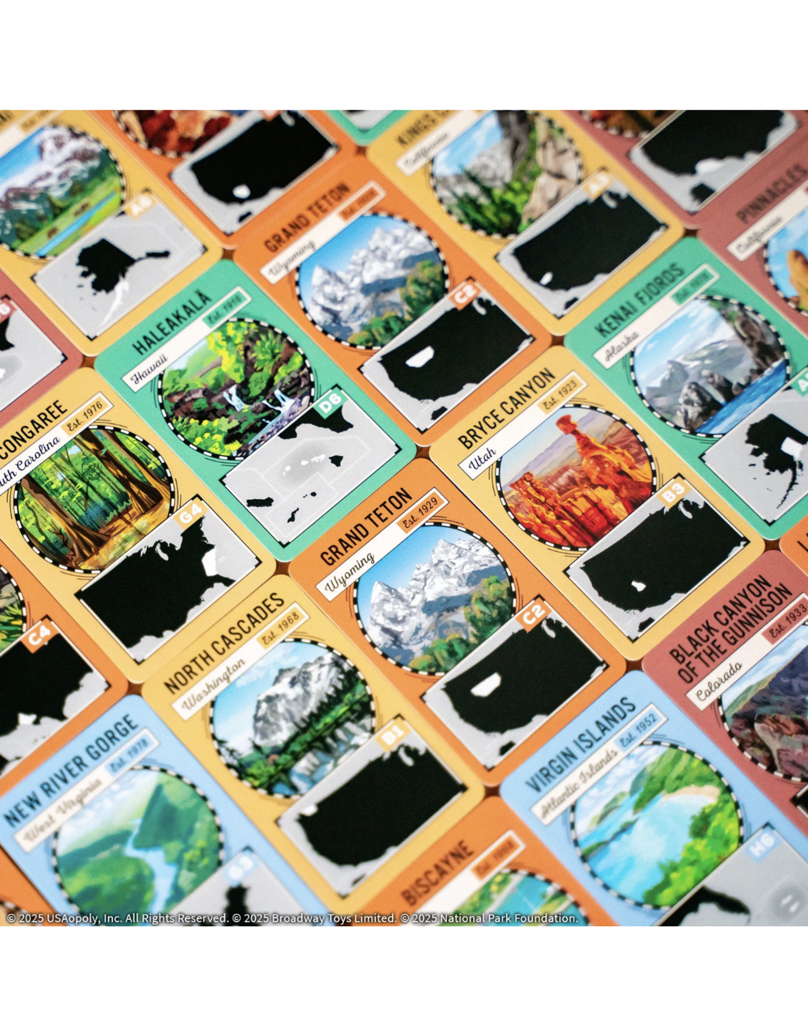 the op games 10 Days in the National Parks (2025) (Open+Sleeved) Mayday MDG 7075 Premium Sleeves Pre order Nov 16