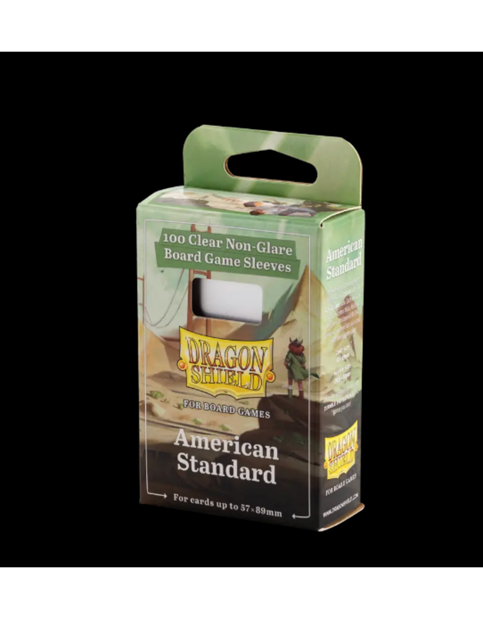 Dragon Shield American Standard - Clear/Non-Glare - Board Game Sleeves 57-89mm (Dragon Shield)