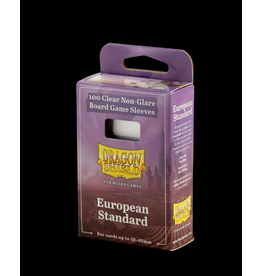 Dragon Shield 100 ct European Standard - Clear/Non-Glare - Board Game Sleeves 59-92mm (Dragon Shield)