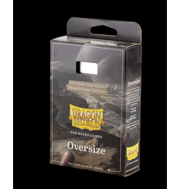 Dragon Shield 100 ct Oversize - Clear/Non-Glare - Board Game Sleeves 80-120M (Dragon Shields)