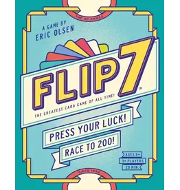 the op games Flip 7 (2024) NIS Board Game + Standard Card Game Card Sleeves 100 pack (63.5x88mm)  MDG-7041