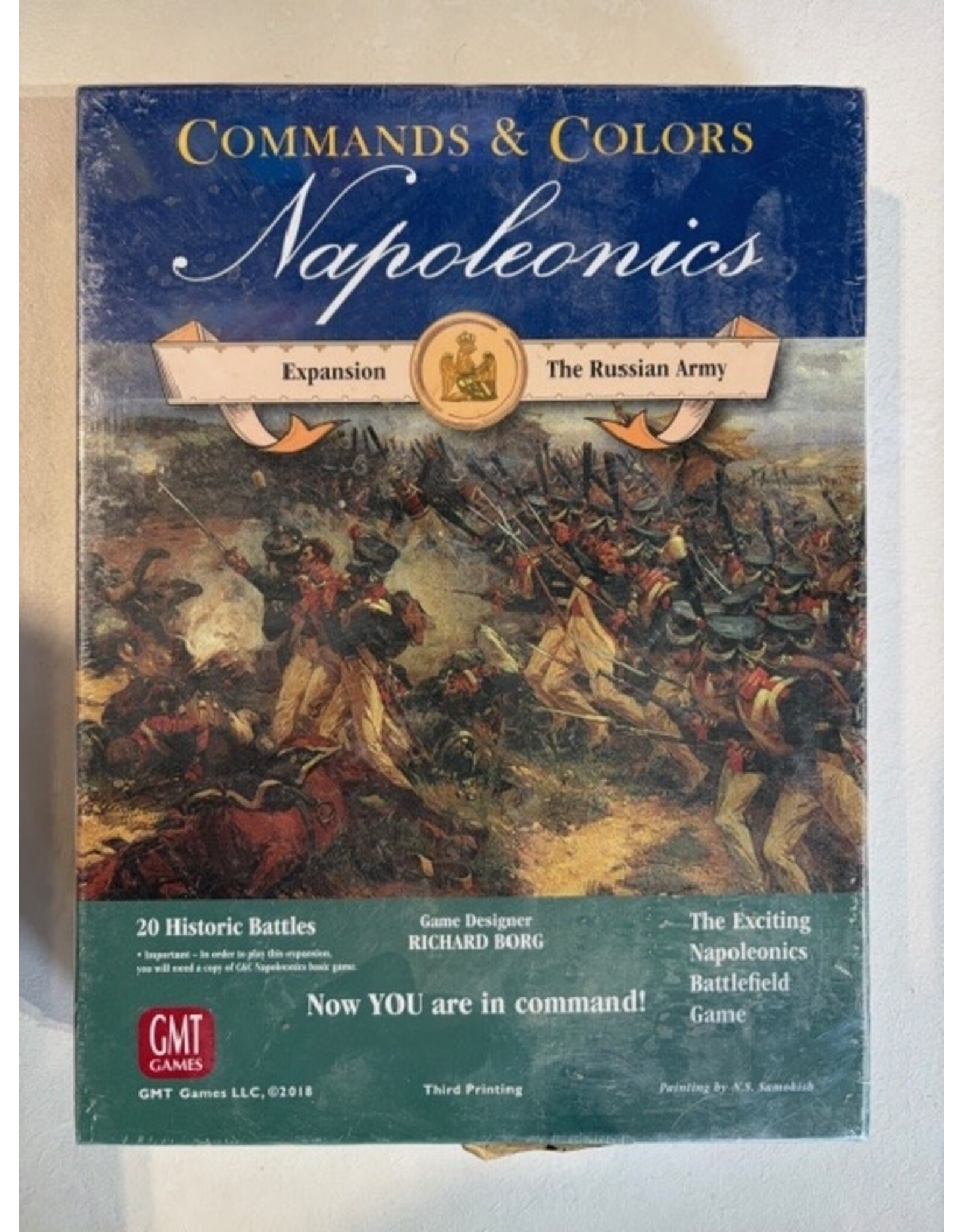 GMT Games Command and Colors Napoleonics Bundle (Base, + expansion #2,3,4,5 and 6) (Base game open + expansion NIS)