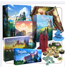 awaken realms The Castles of Burgundy: Special Edition (2023) Bundle  (Acrylic Tiles,  Acrylic hexes, mat and Special edition base game)