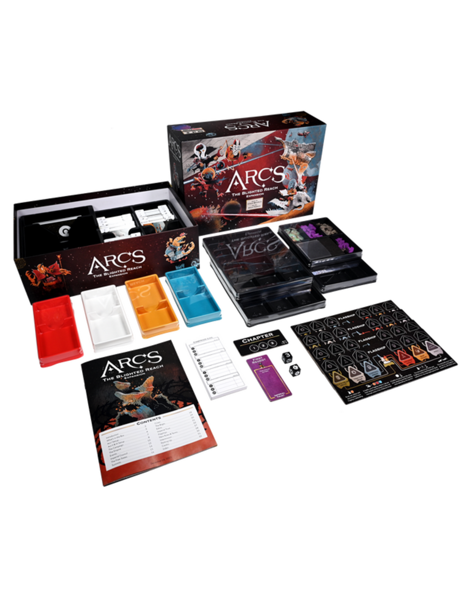 Leder Games Arcs: The Blighted Reach Expansion NIS (2024) Fully Sleeved NEW