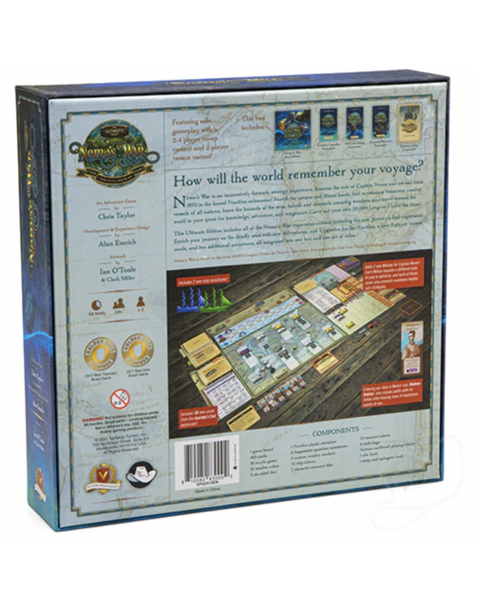 Victory Point Games Nemo's War Ultimate Edition New Fully Sleeved