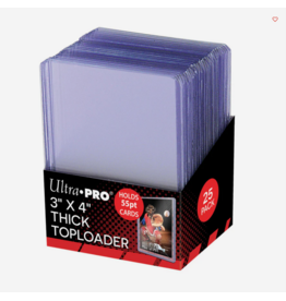 Ultra Pro 3" x 4" Clear Action Packed 55PT TOPLOADER® Sleeves (25ct)