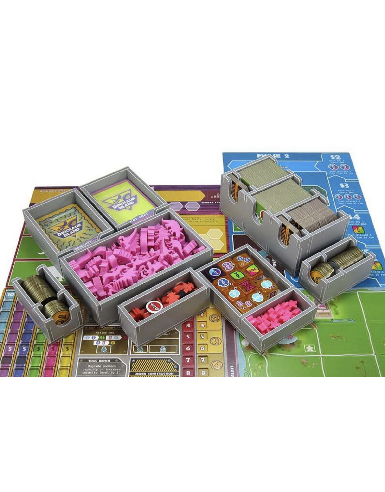 Folded Space FS - DIN for Dinosaur Island Extreme Edition (Insert and Organiser)