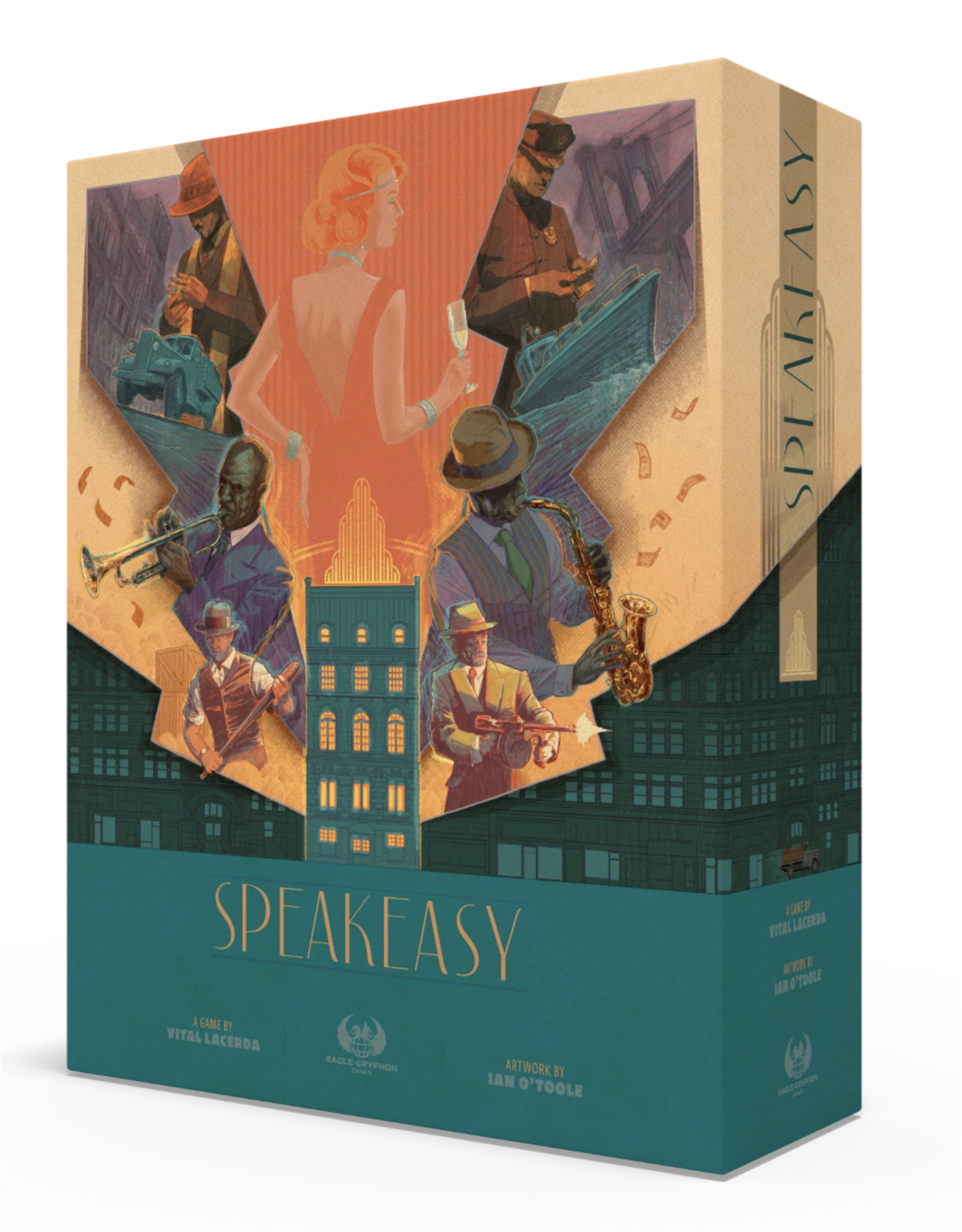 Eagle Gryphon Games Speakeasy (2025) NIS fully sleeved with upgrade pack