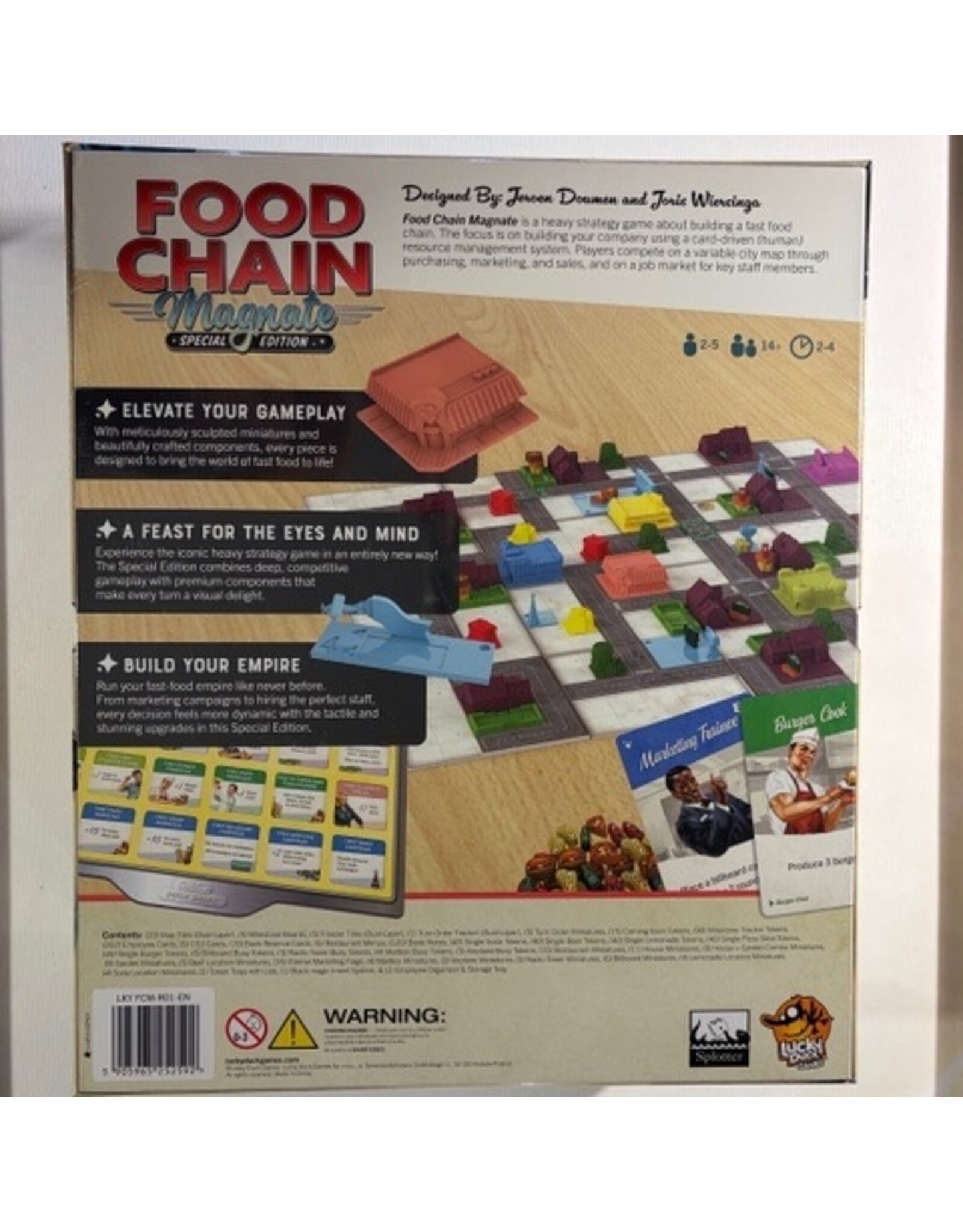 Lucky Ducks Games Food Chain Magnate: Collectors Pledge (2025) Fully Sleeved
