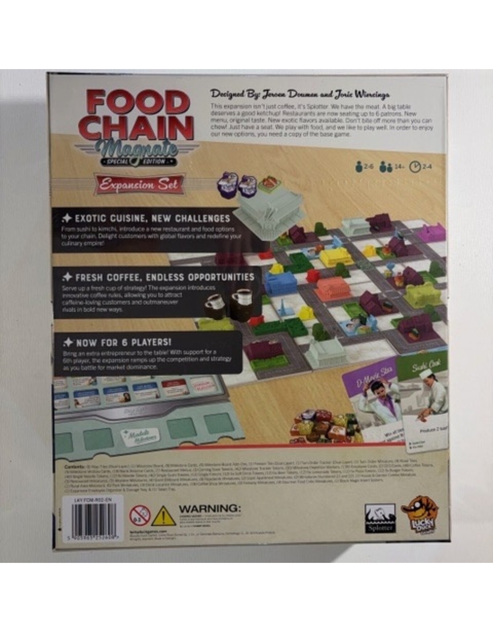 Lucky Ducks Games Food Chain Magnate: Collectors Pledge (2025) Fully Sleeved