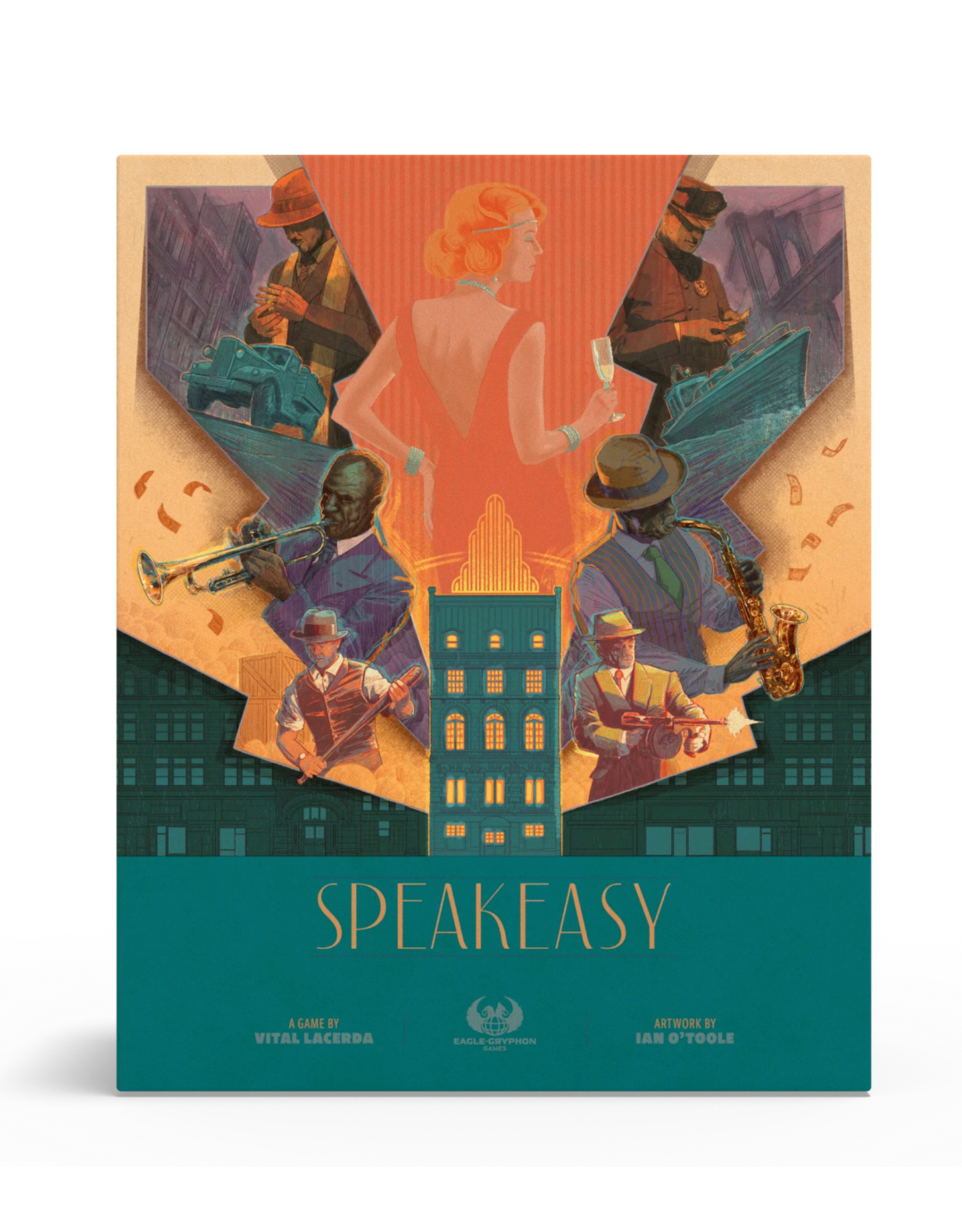 Eagle Gryphon Games Speakeasy (2025) NIS fully sleeved with upgrade pack