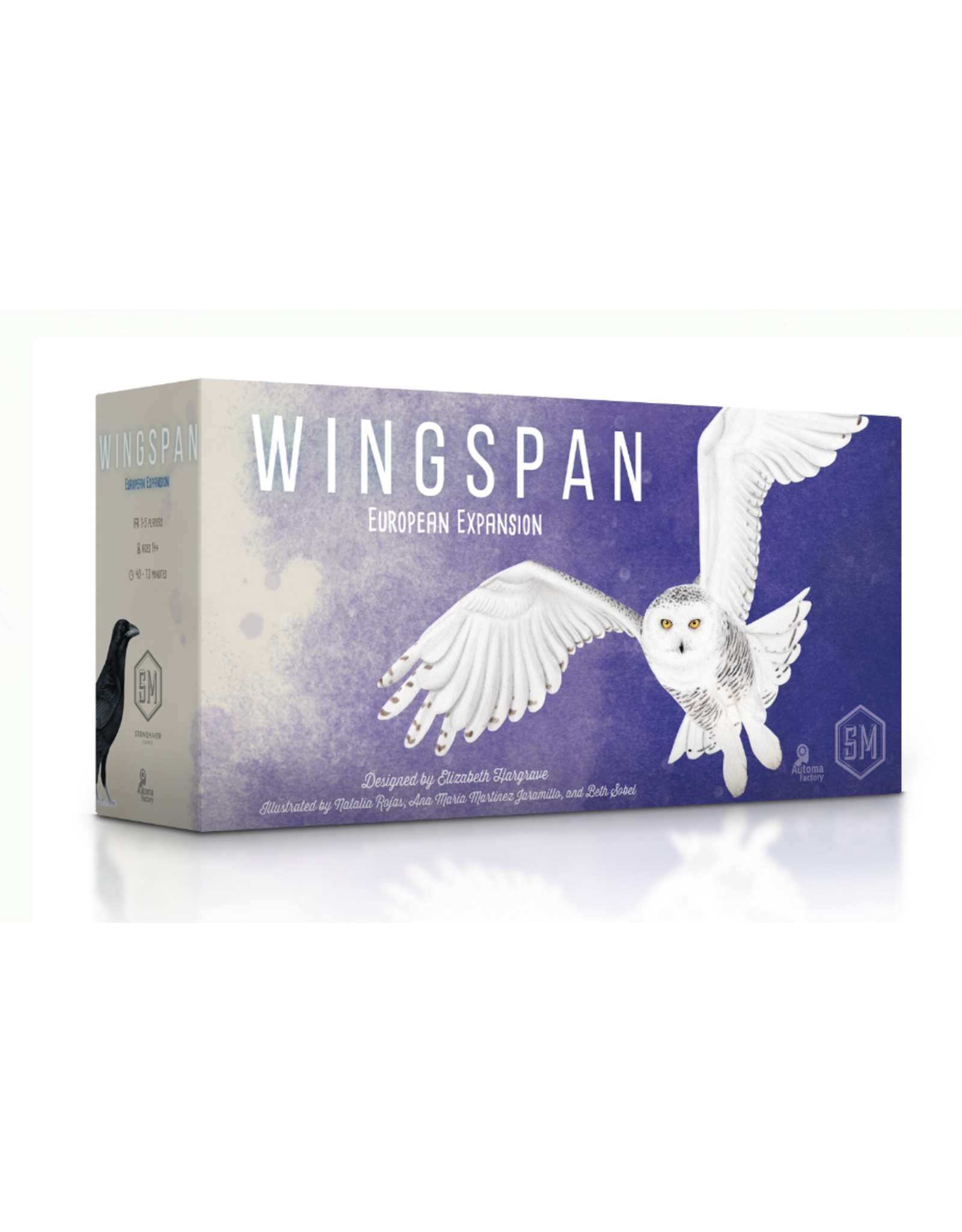 Stonemaier Wingspan (2019)  Bundle Asia, European, Oceania expansions, Fan Designed Card Packs Set 1, 1 WIngspan Playmat, Folded Space Insert, Sleeves