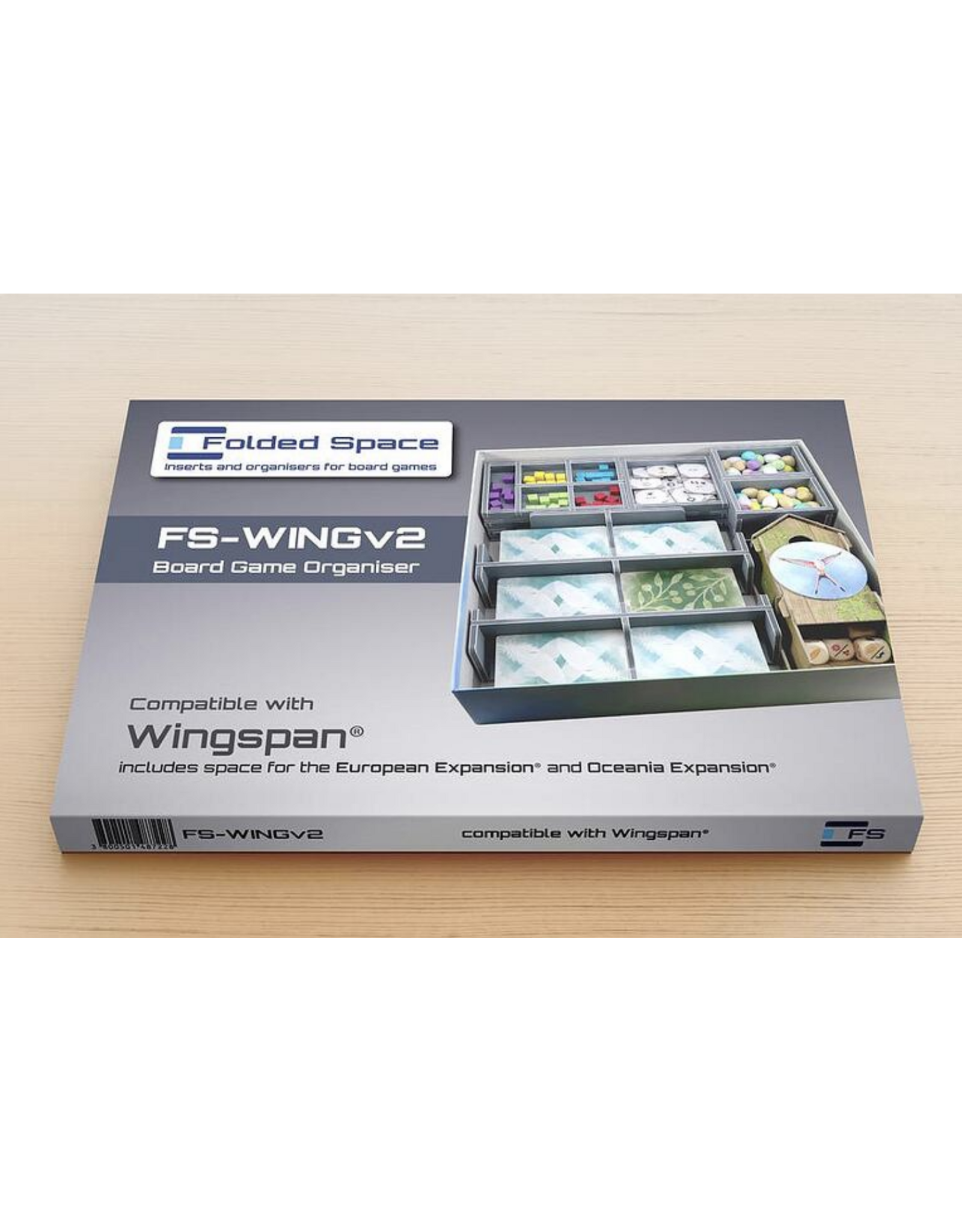 Stonemaier Wingspan (2019)  Bundle Asia, European, Oceania expansions, Fan Designed Card Packs Set 1, 1 WIngspan Playmat, Folded Space Insert, Sleeves