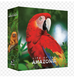 Bad Comet Life of the Amazonia (2023) Bundle, Upgrade Components pack, Meeple Set, Mini expansion, and Sleeves.