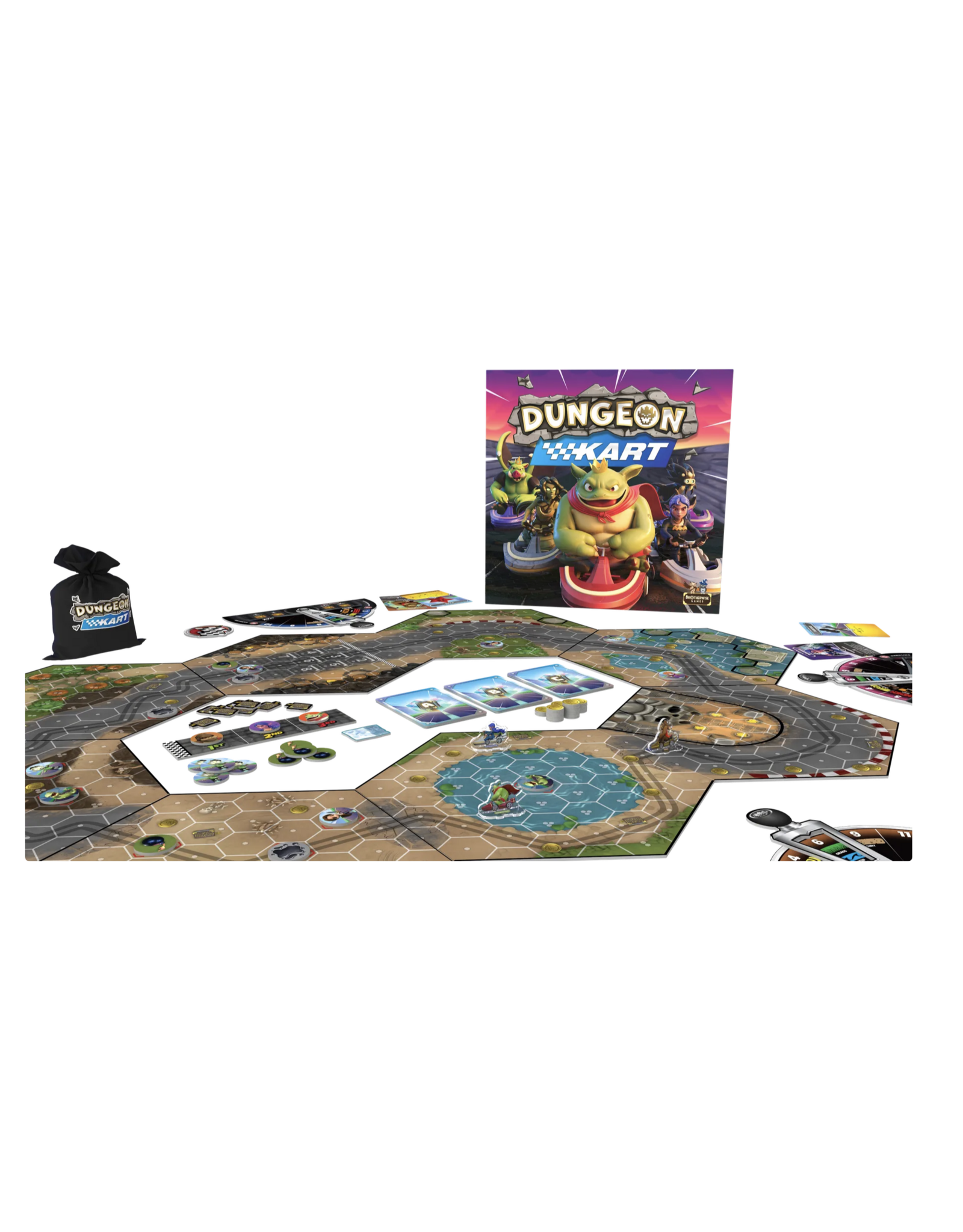 Brotherwise Games Dungeon Kart (2024) With Sleeves