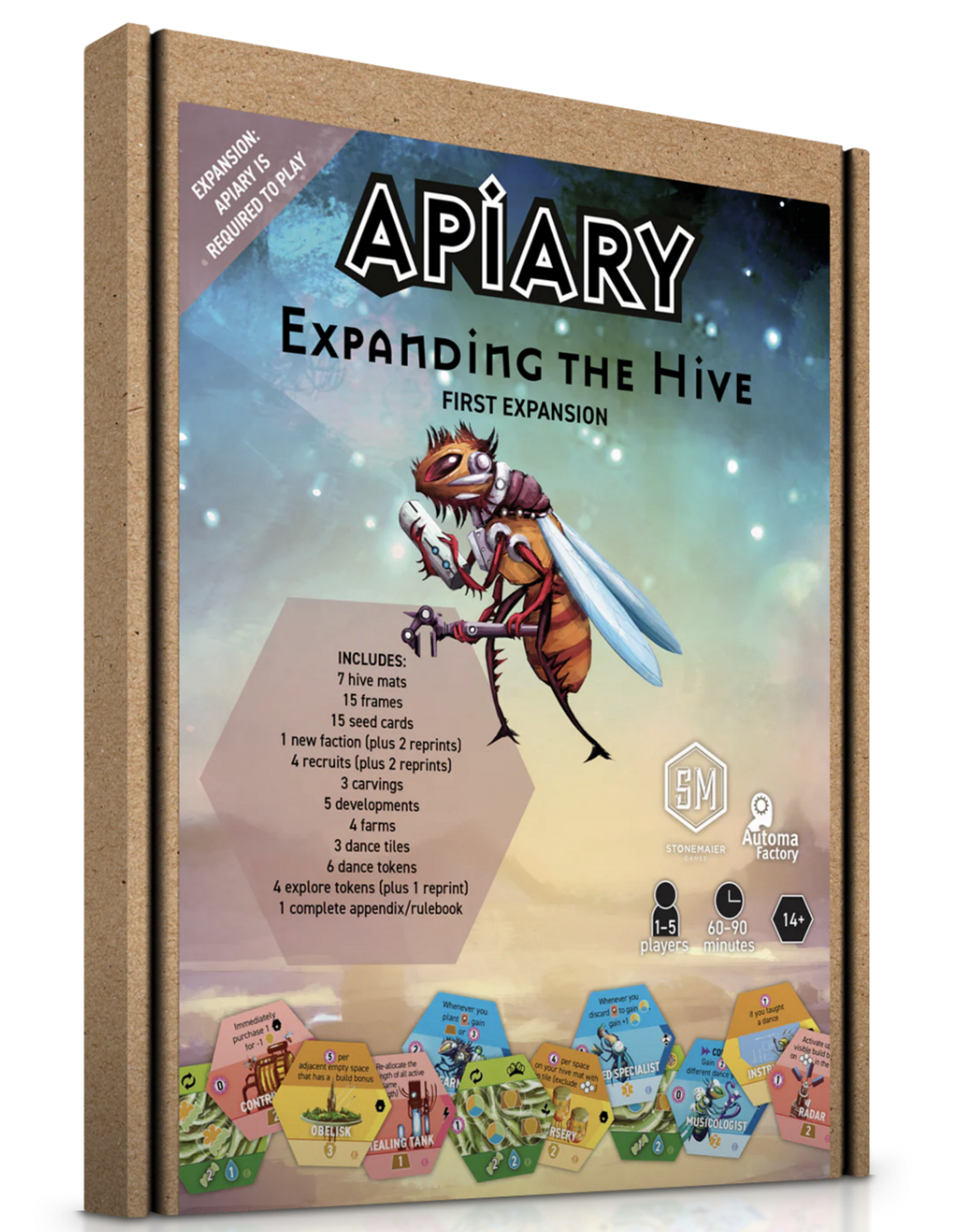 Stonemaier Apiary (2023) ,  Apiary: Expanding the Hive (2024) With Mayday premium Slevees