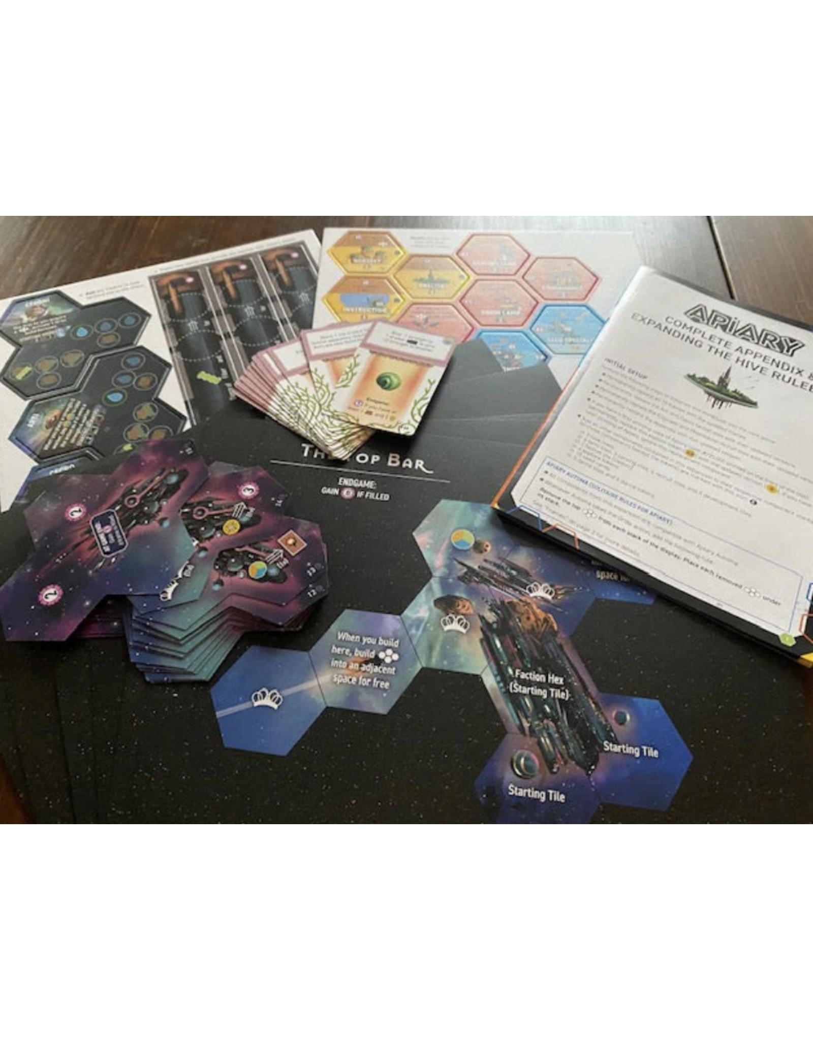 Stonemaier Apiary (2023) ,  Apiary: Expanding the Hive (2024) With Mayday premium Slevees