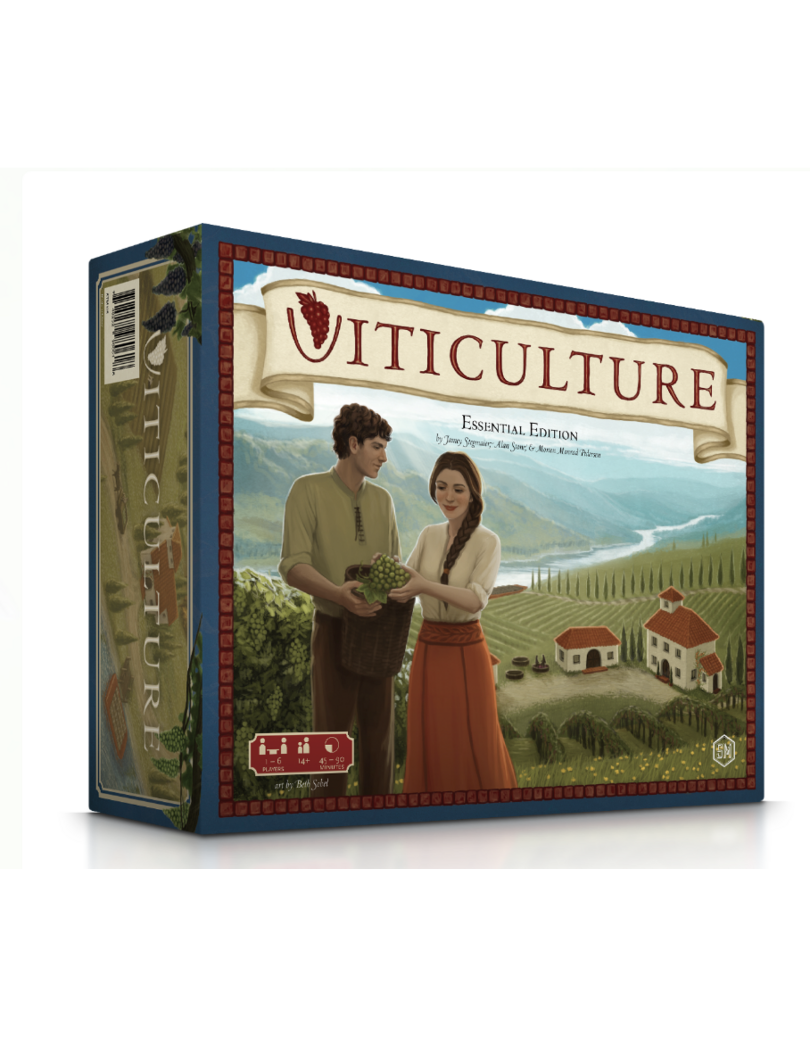 Stonemaier Viticulture Essential Edition (2015) Bundle, Tuscany Essential Edition, Viticulture World, Moor Visitors Expansion, Visit from the Rhine Valley, Wine Crate and MDG sleeves