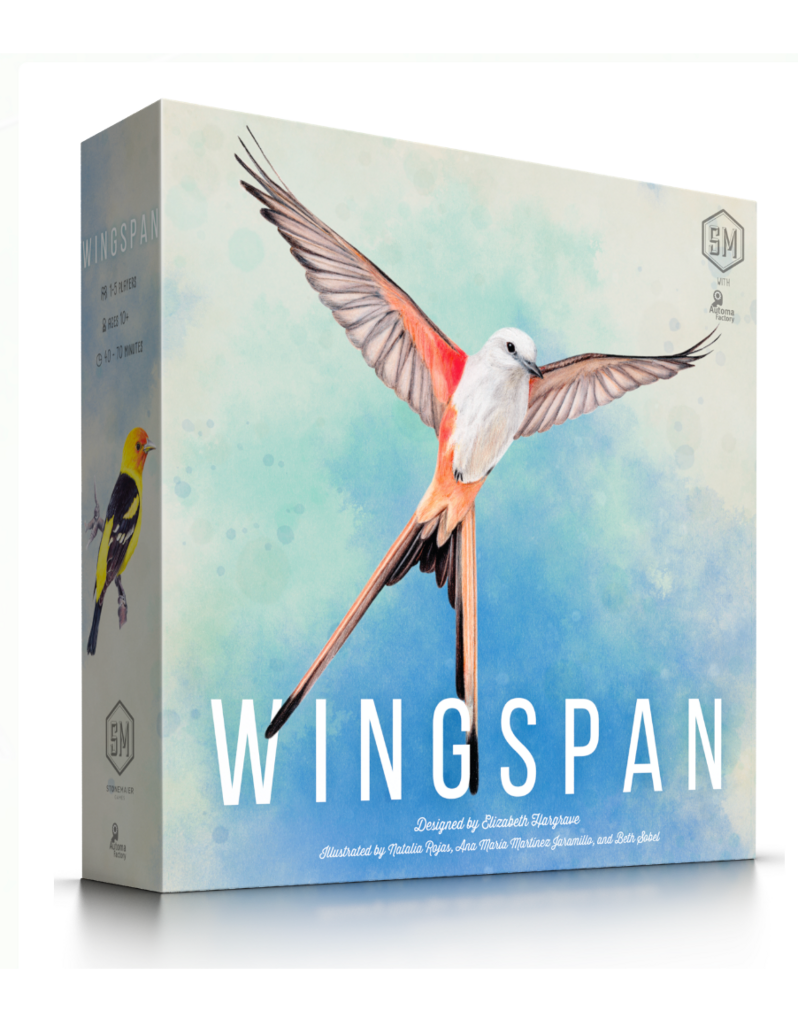 Stonemaier Wingspan (2019) Bundle, Base Game, Fan Pack 1, Americas and MDG Sleeves