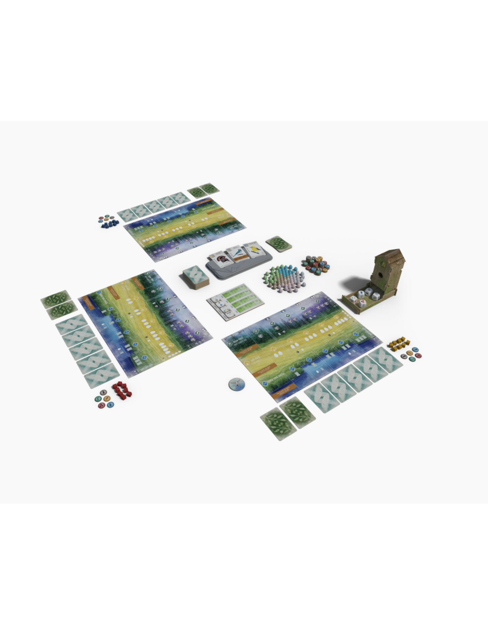 Stonemaier Wingspan (2019) Bundle, Base Game, Fan Pack 1, Americas and MDG Sleeves