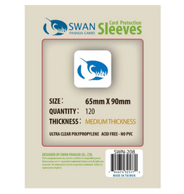 Swan Panasia Games 65x90mm -120 pack, Medium Thickness Sleeves (SWN-208)