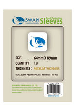 Swan Panasia Games 64x89mm -120 pack, Medium Thickness Sleeves (SWN-207)