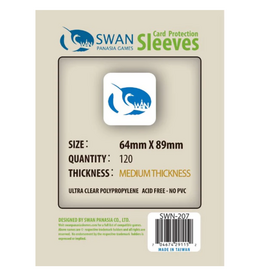 Swan Panasia Games 64x89mm -120 pack, Medium Thickness Sleeves (SWN-207)