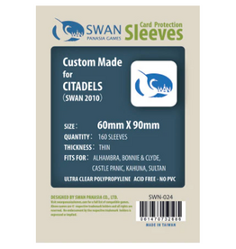 Swan Panasia Games 60x90mm - 160 Pack, Thin Sleeves (SWN-024)