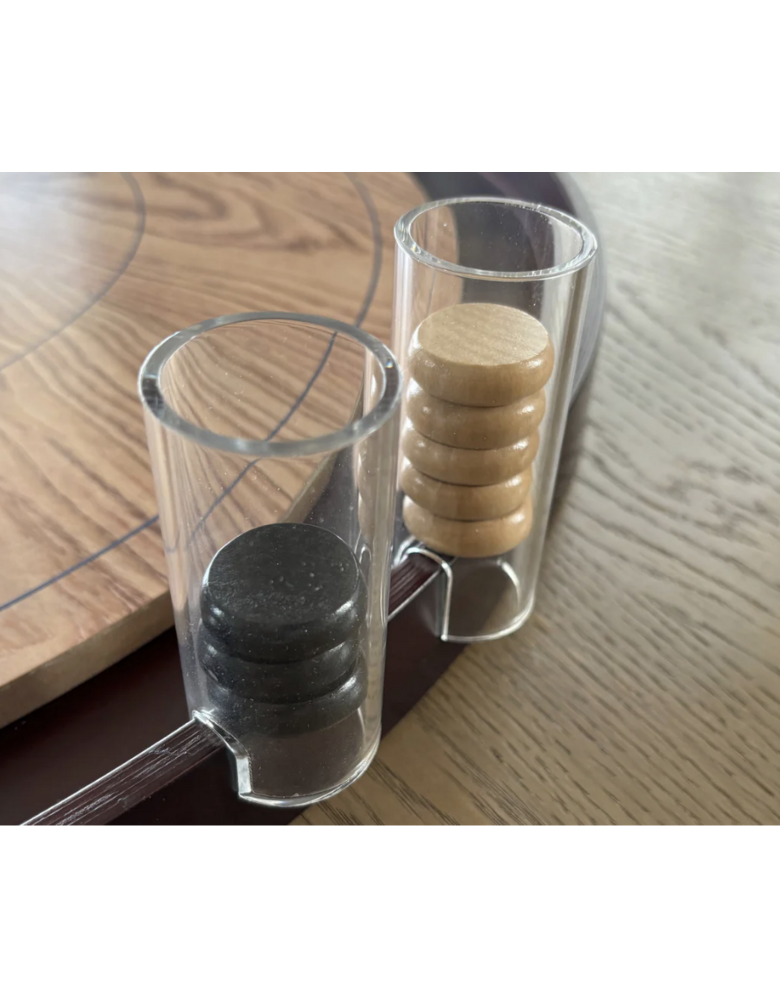 Mayday Games Acrylic 20s Holders (1 Pair) for Crokinole for Mayday Standard Boards