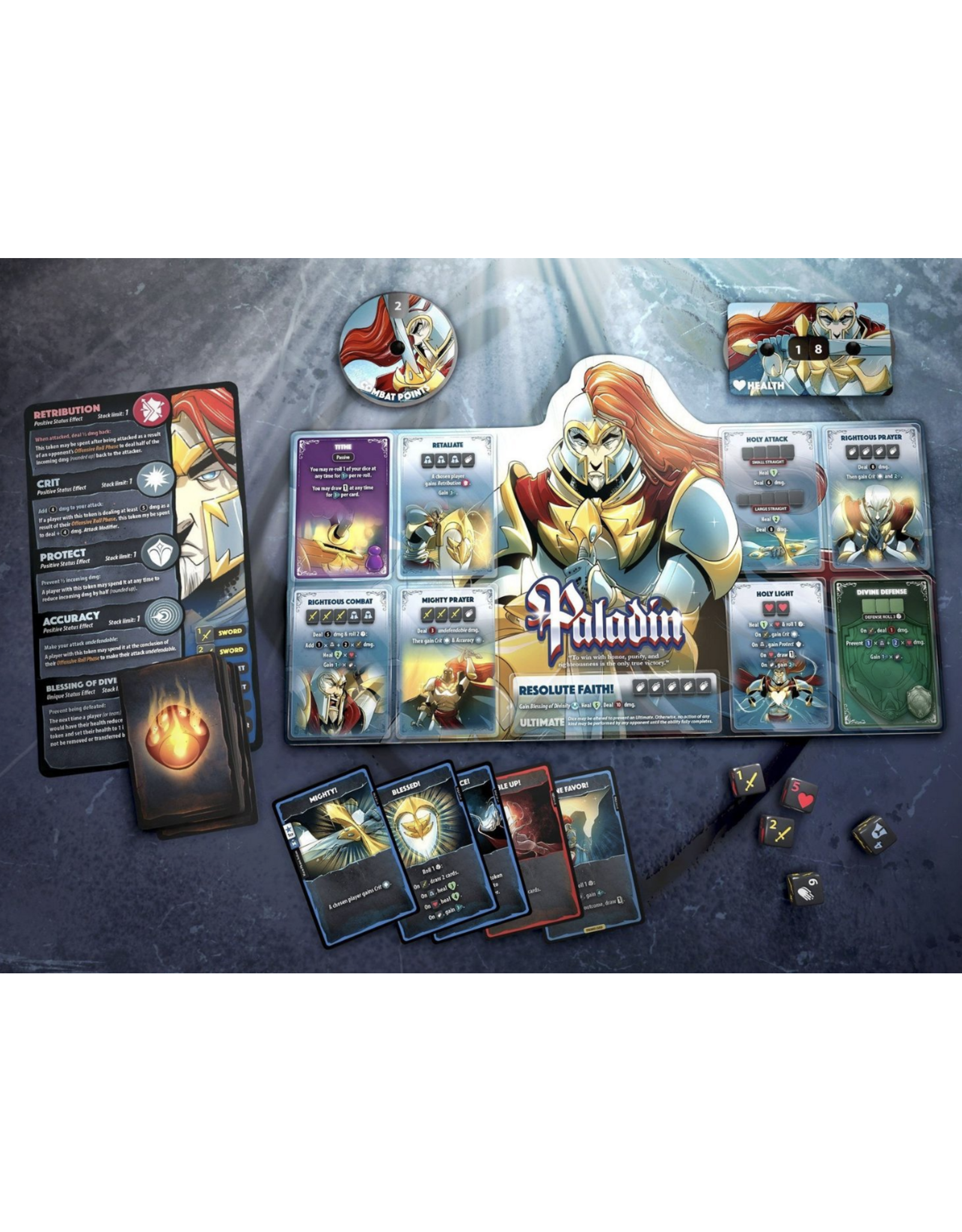 Roxley Dice Throne: Season One ReRolled – Monk v. Paladin (2021) NIS Fully Sleeved