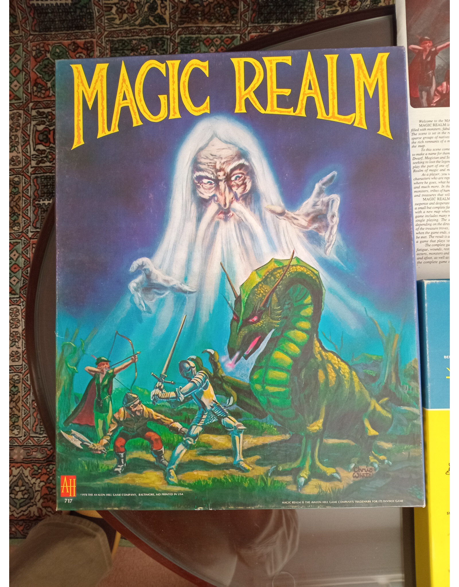 Avalon Hill Game Company Magic Realm (1979) 1st edition Used Board Game