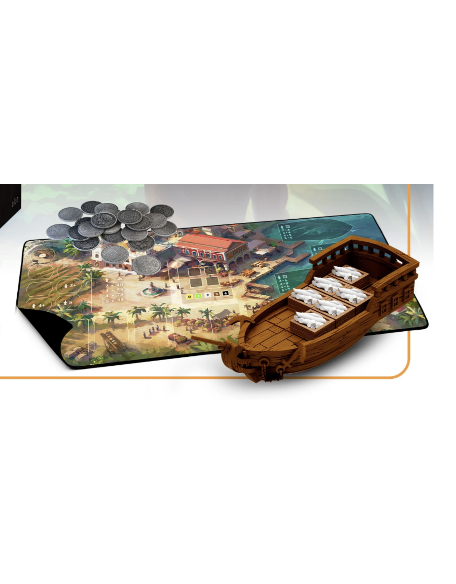 awaken realms Puerto Rico 1897: Special Edition (2025) Merchant's Bundle NIS (Game, Acrylics, Playmat and sleeves)