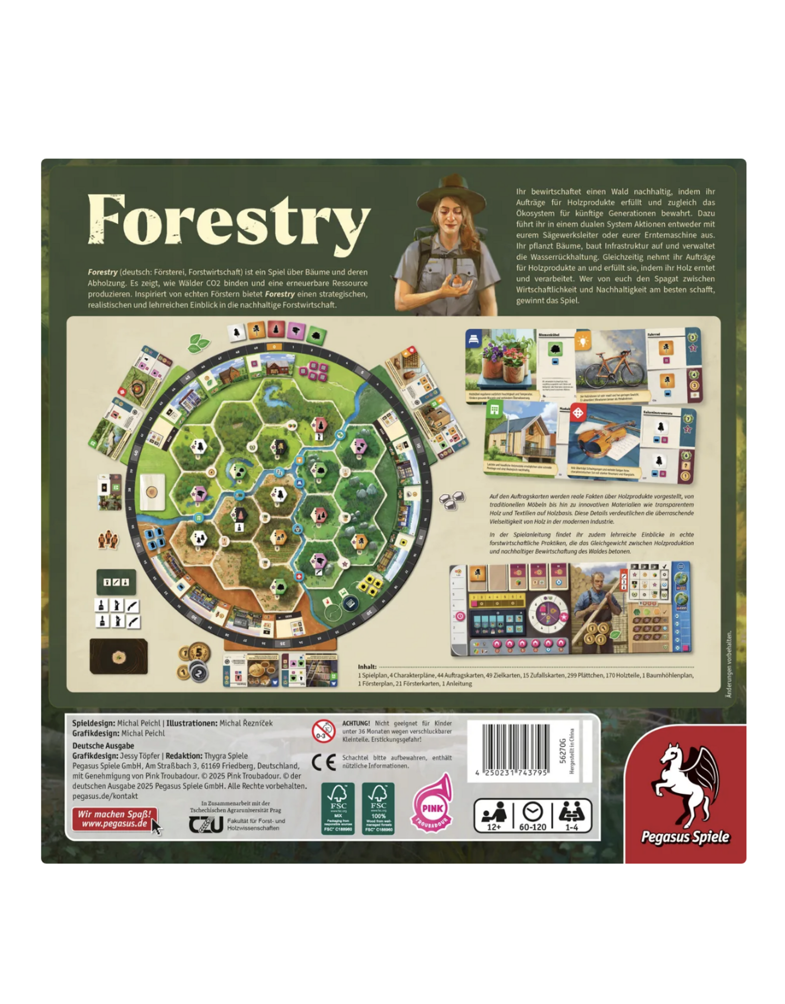 Capstone Games Forestry (2025) NIS with Sleeves Board Game
