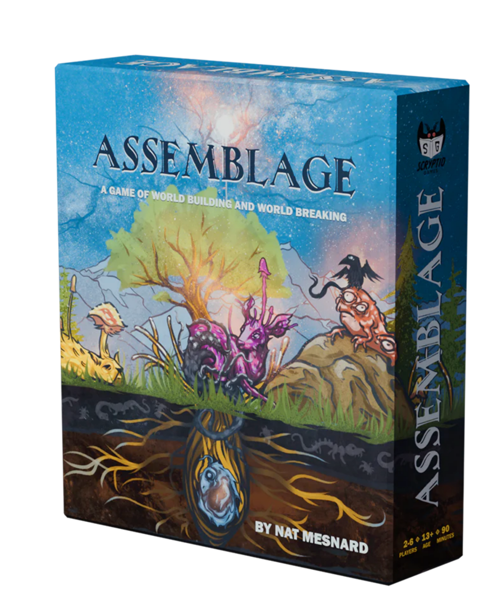 Scryptid Games Assemblage (2025) New Sleeved Board Game