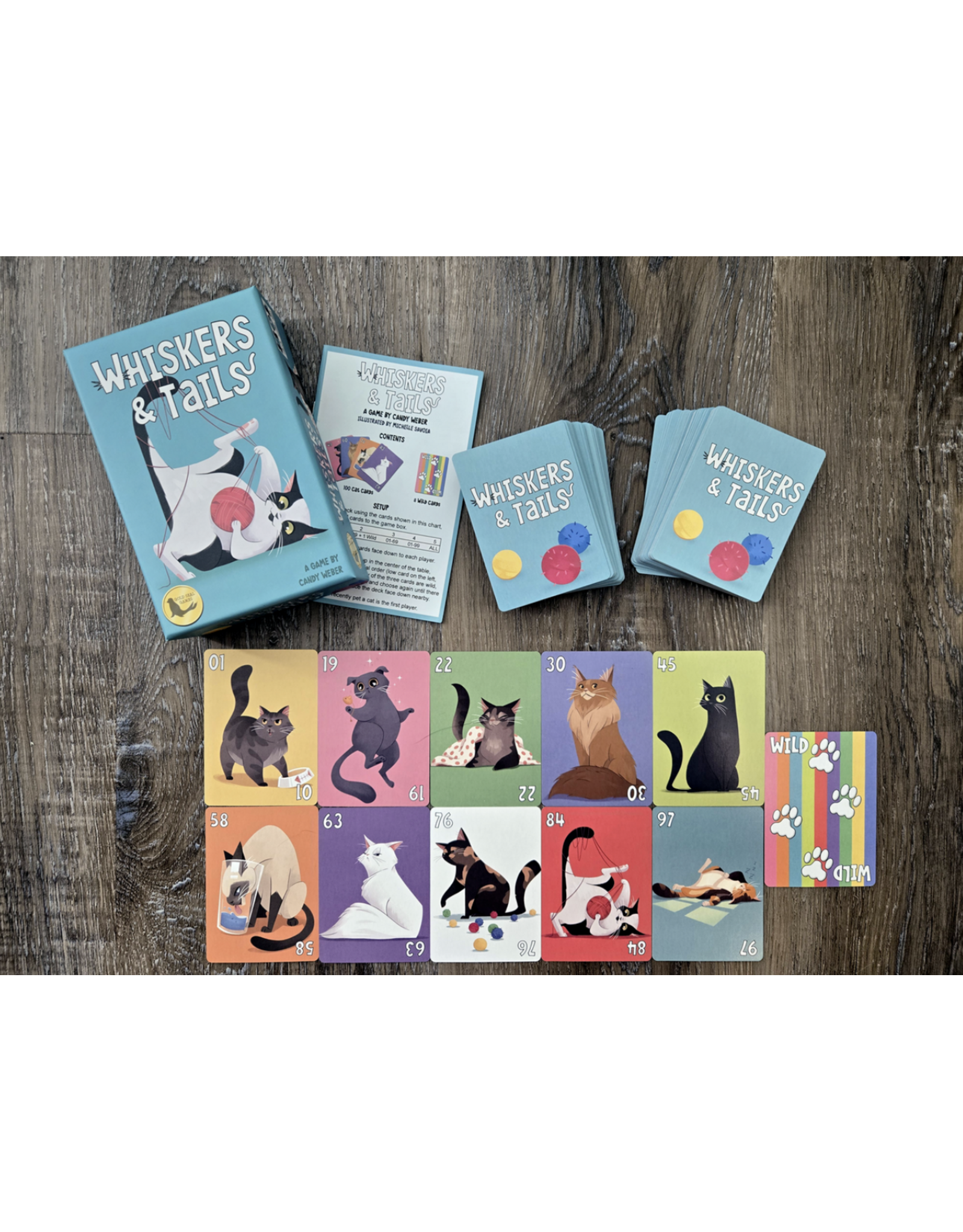 Gold Seal Games Whiskers & Tails (2025) New Sleeved Board Games