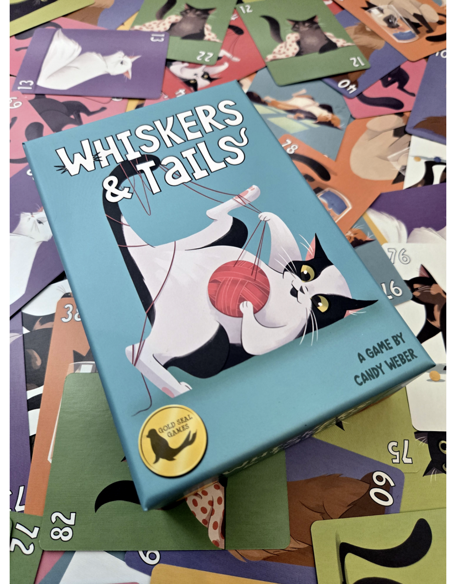 Gold Seal Games Whiskers & Tails (2025) New Sleeved Board Games